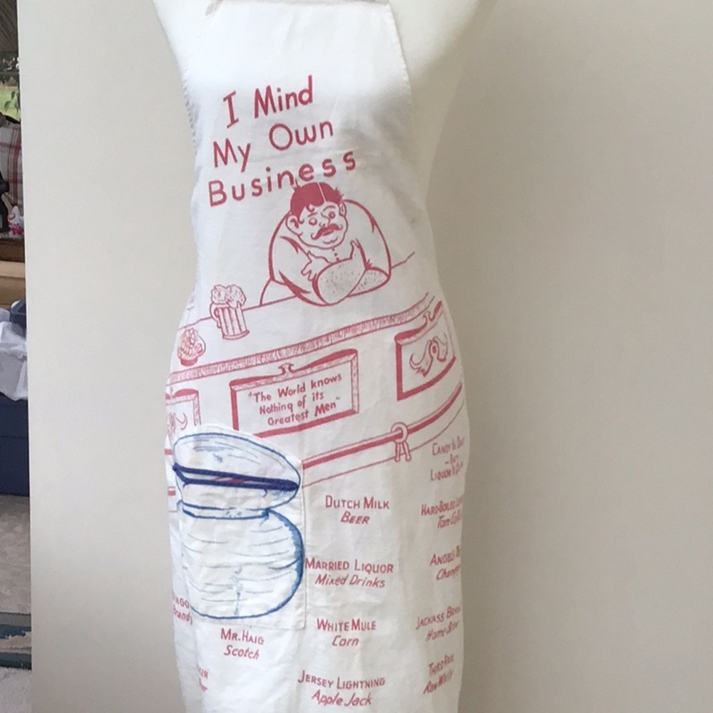 Vintage Bar Apron